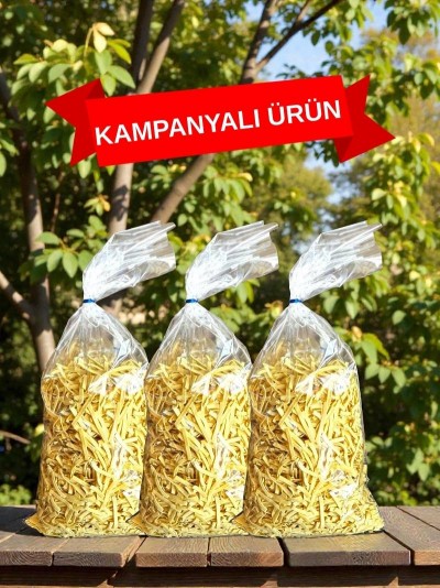 Sade Erişte Kısa Kesim 3 kg